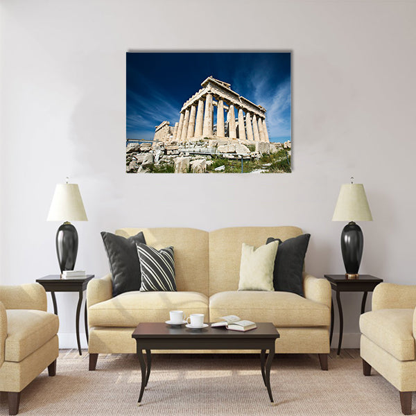 Acropolis in Greece Multi Panel Canvas Wall Art