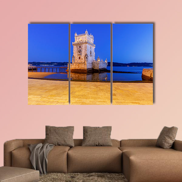 Lisbon, the Tower Belem multi panel canvas wall art