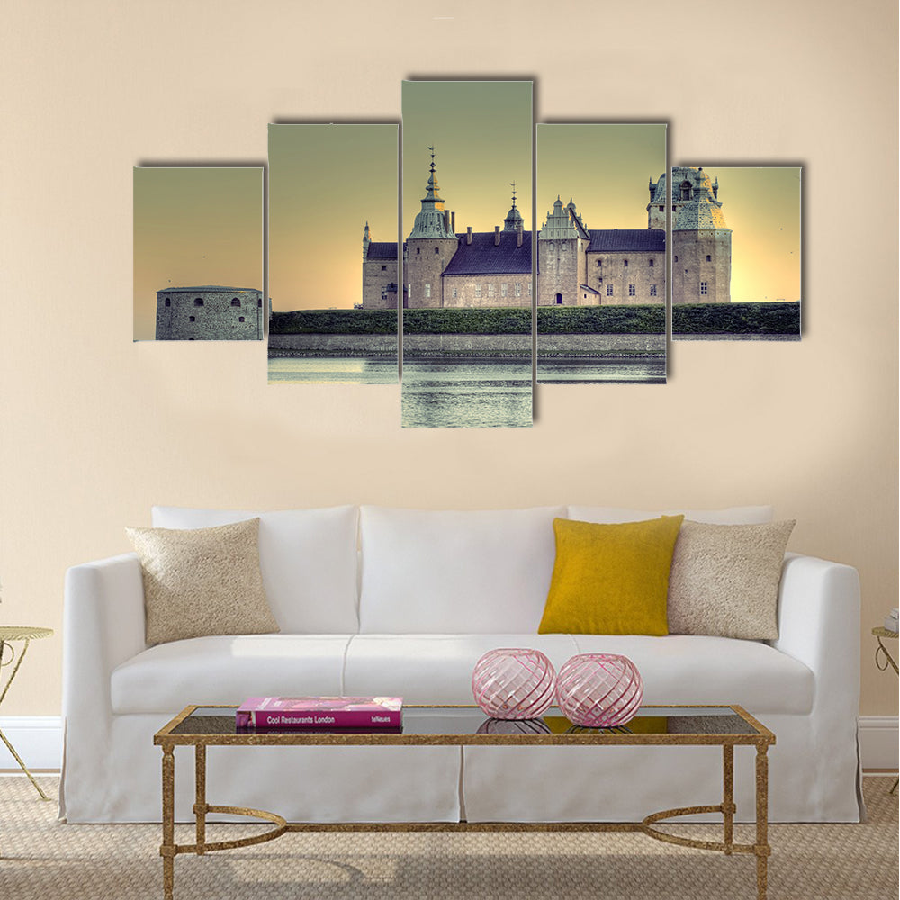 Copy of Copy of Lac-Superieur, in Laurentides Multi panel canvas wall art