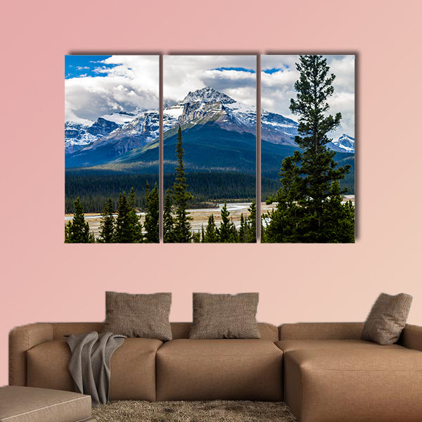Taken along the ice field parkway, Banff National canvas wall art