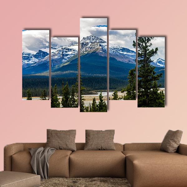Taken along the ice field parkway, Banff National canvas wall art