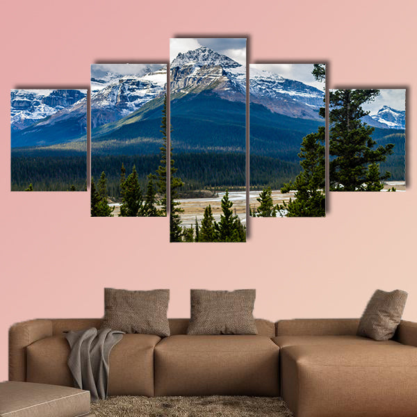 Taken along the ice field parkway, Banff National canvas wall art