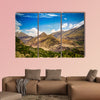 Panorama of Karimabad and Hunza valley in Gilgit-Baltistan Pakistan Multi panel canvas wall art