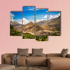 Panorama of Karimabad and Hunza valley in Gilgit-Baltistan Pakistan Multi panel canvas wall art