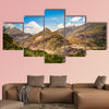 Panorama of Karimabad and Hunza valley in Gilgit-Baltistan Pakistan Multi panel canvas wall art