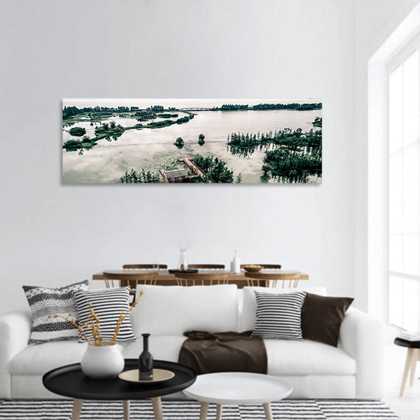 Park scenery Panoramic canvas Wall Art