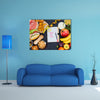 Time for diet, fasting diet concept, Multi panel canvas wall art