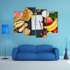 Time for diet, fasting diet concept, Multi panel canvas wall art