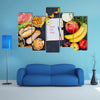 Time for diet, fasting diet concept, Multi panel canvas wall art