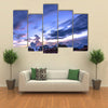 Beautiful sky sunset clouds in Venezuela Multi panel canvas wall art