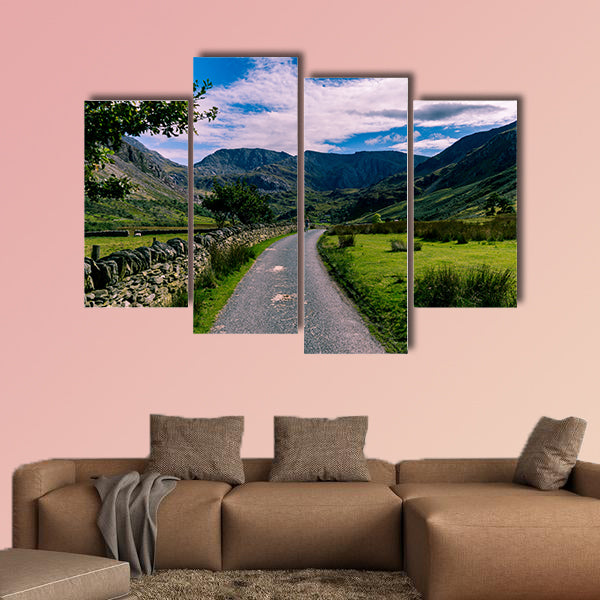 Picture taken in Snowdonia National Park Multi panel canvas wall art