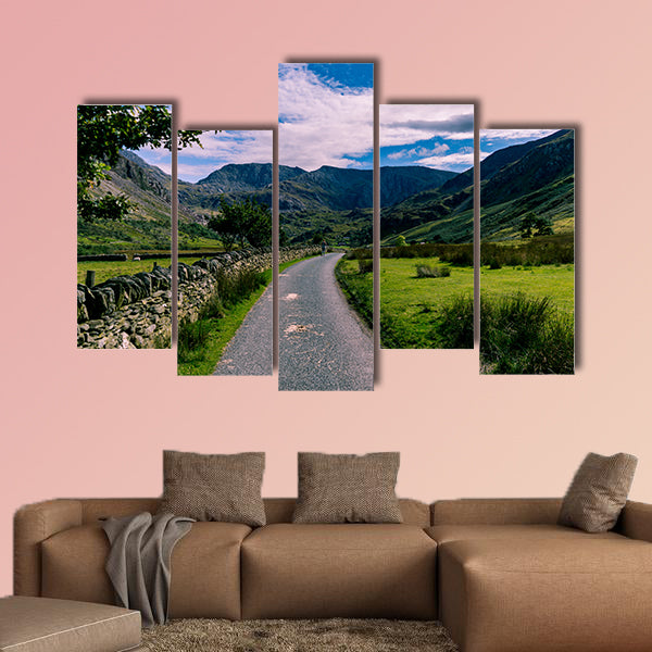 Picture taken in Snowdonia National Park Multi panel canvas wall art