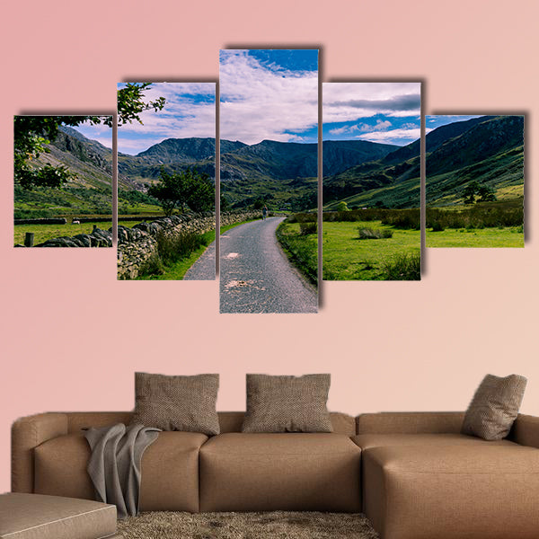 Picture taken in Snowdonia National Park Multi panel canvas wall art