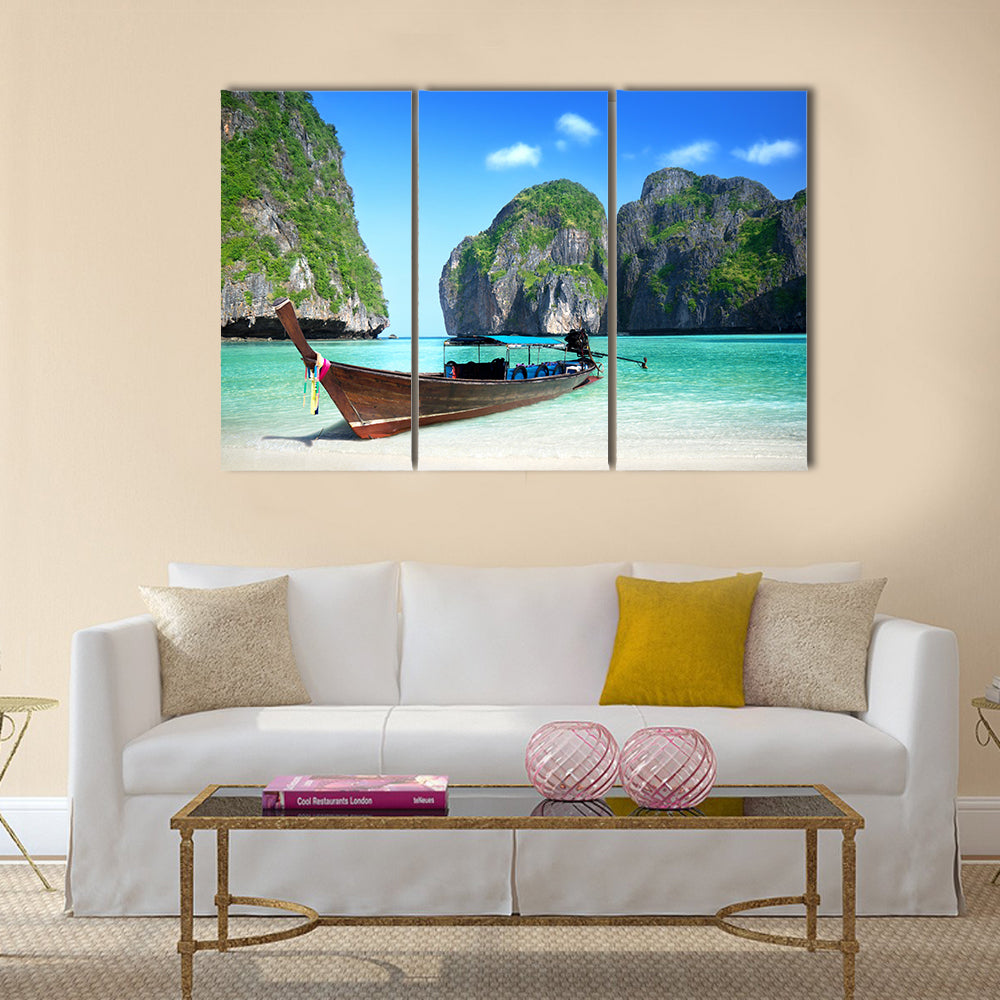 Phi Phi island Maya bay Multi panel canvas wall art