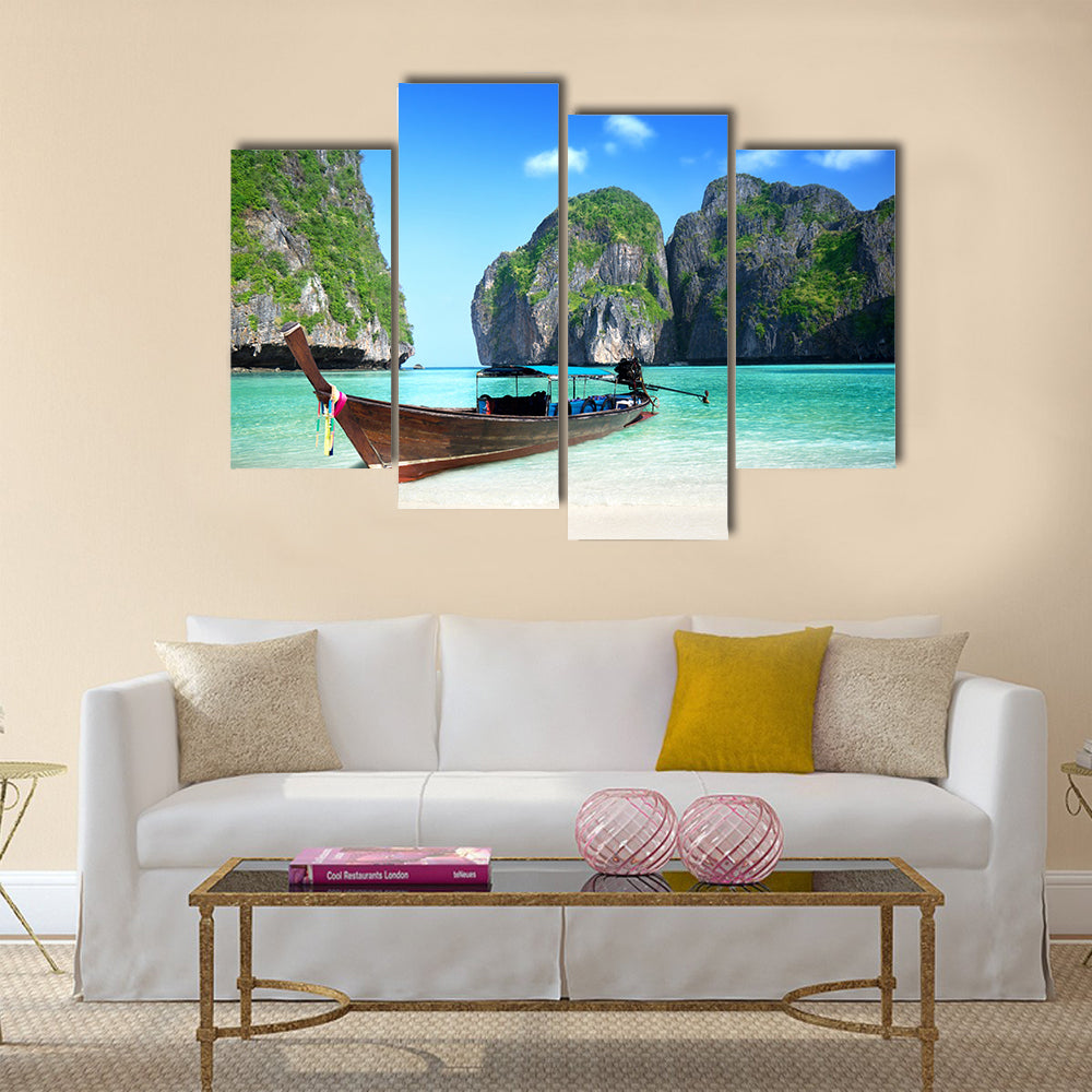 Phi Phi island Maya bay Multi panel canvas wall art
