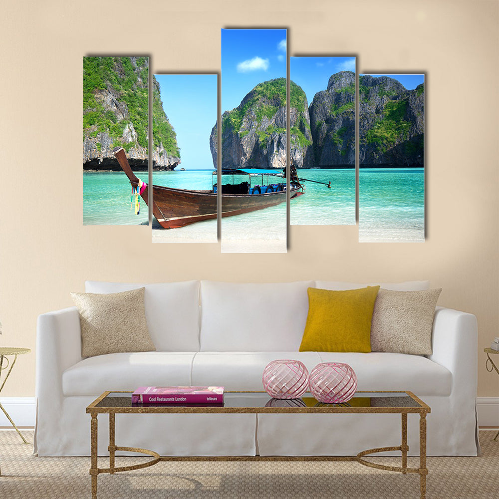 Phi Phi island Maya bay Multi panel canvas wall art