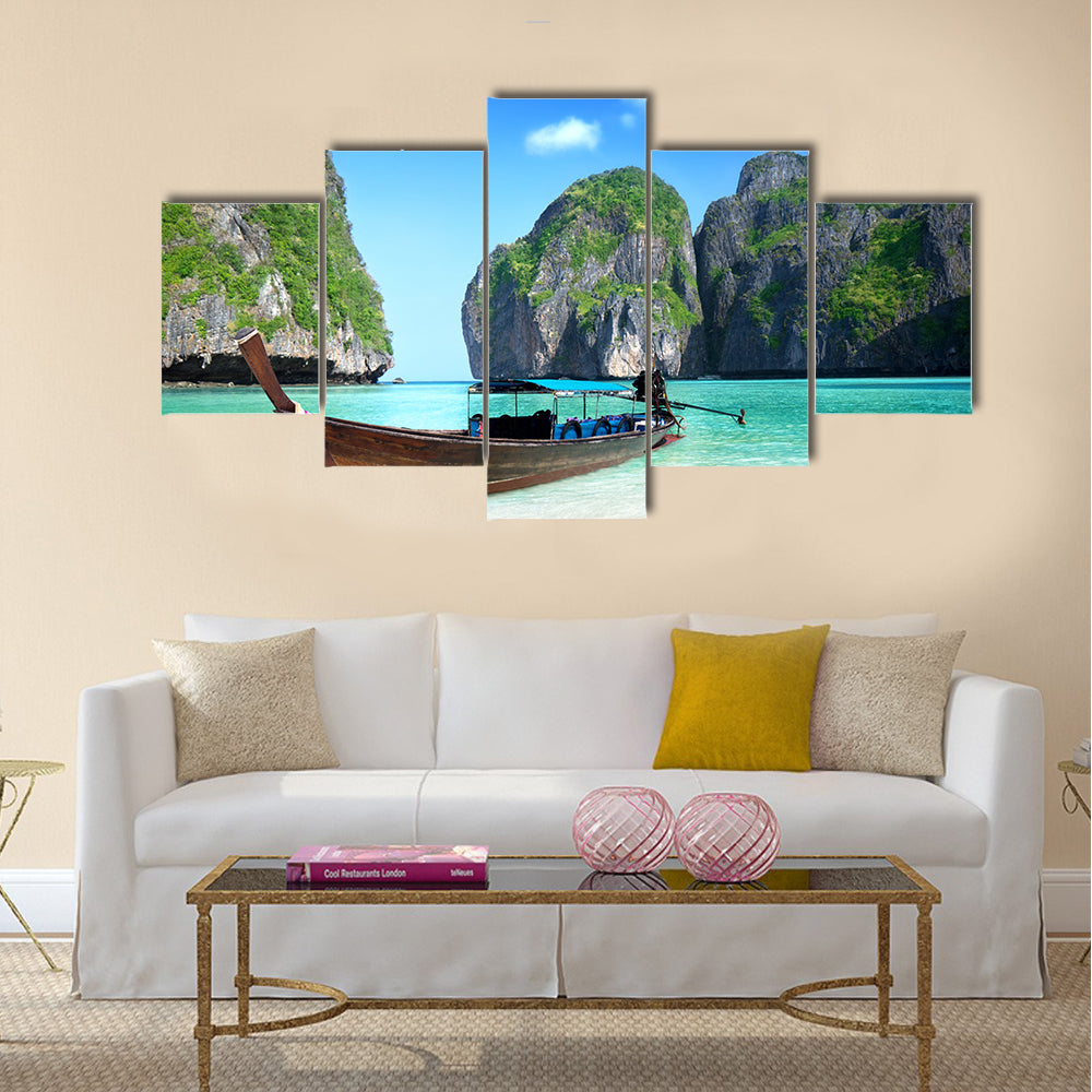 Phi Phi island Maya bay Multi panel canvas wall art