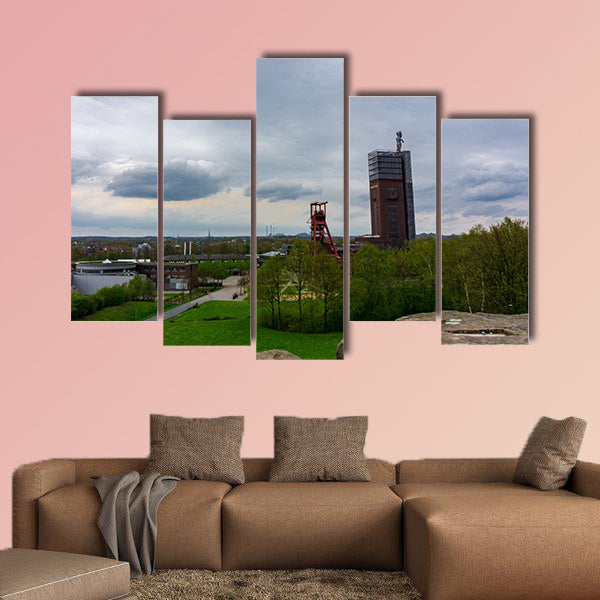 Coal mine Nordstern in Gelsenkirchen in Germany multi panel canvas wall art