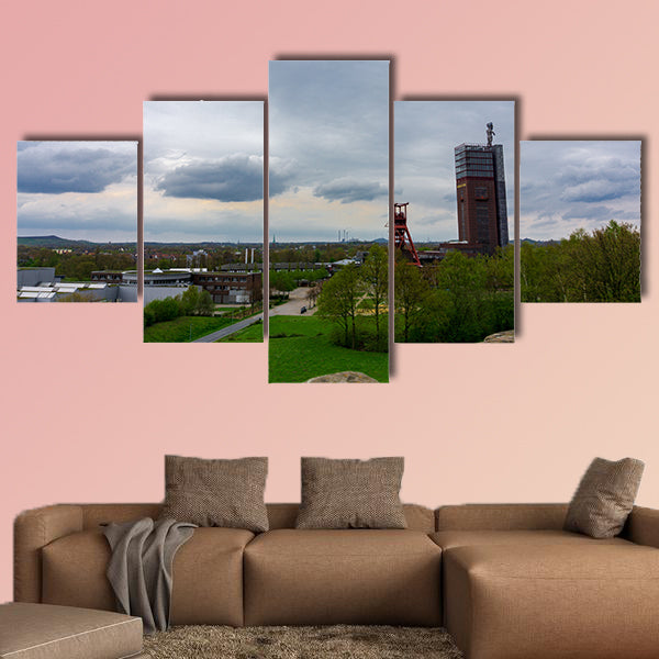 Coal mine Nordstern in Gelsenkirchen in Germany multi panel canvas wall art