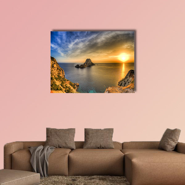 Ibiza multi panel canvas wall art