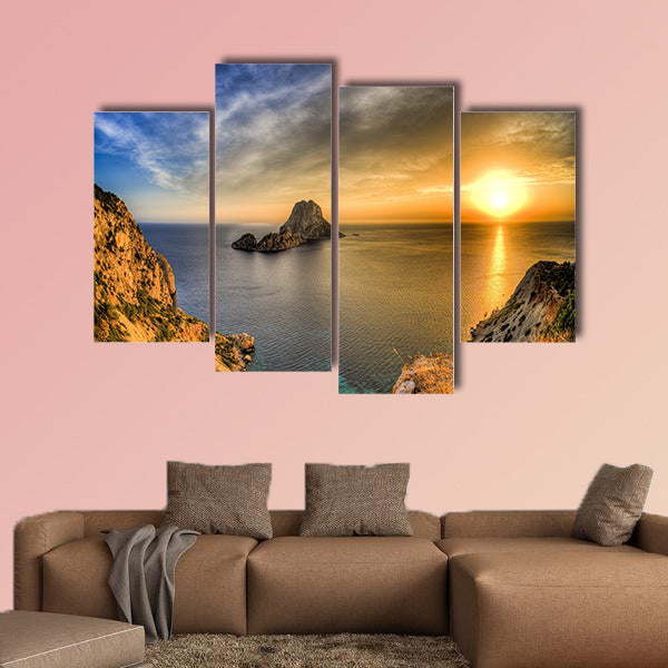 Ibiza multi panel canvas wall art