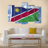 Namibia Flag in a Blue Sky Multi panel canvas wall art