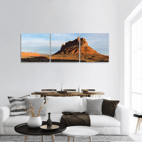 Valley of the Gods in Utah on Bureau of Land Management panoramic canvas wall art