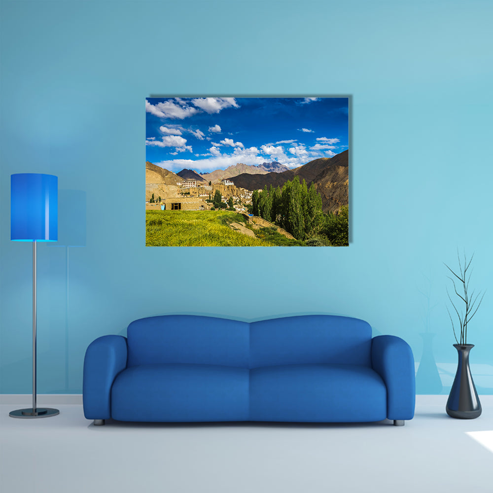 Ladakh Road Trip Tourism, Tourist spot in Ladakh, Kashmir, Roads With Clouds multi panel canvas wall art