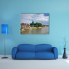 Khanqah-e-Moula ancient mosque Jhelum river, Jammu and Kashmir, India multi panel canvas wall art