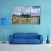 Khanqah-e-Moula ancient mosque Jhelum river, Jammu and Kashmir, India multi panel canvas wall art