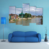 Khanqah-e-Moula ancient mosque Jhelum river, Jammu and Kashmir, India multi panel canvas wall art