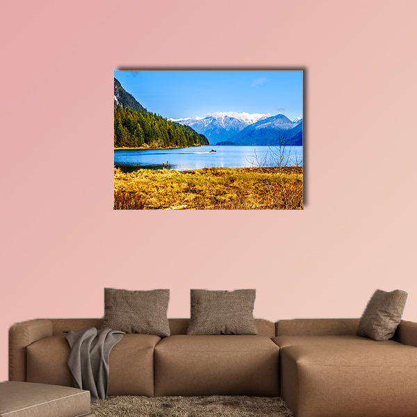 Pitt Lake with the Snow Capped Peaks of the Golden Ears, Tingle wall art