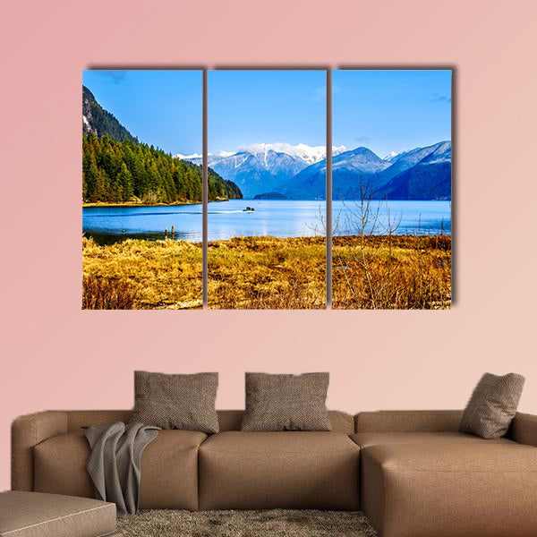 Pitt Lake with the Snow Capped Peaks of the Golden Ears, Tingle wall art