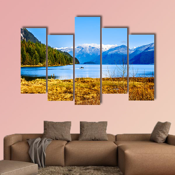 Pitt Lake with the Snow Capped Peaks of the Golden Ears, Tingle wall art