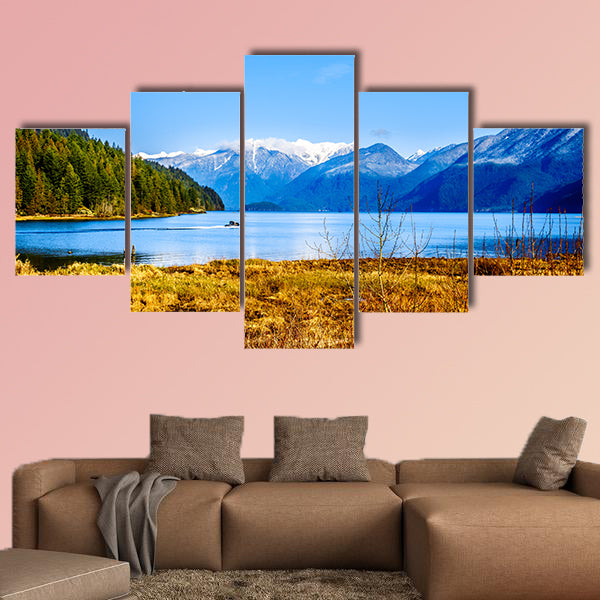 Pitt Lake with the Snow Capped Peaks of the Golden Ears, Tingle wall art