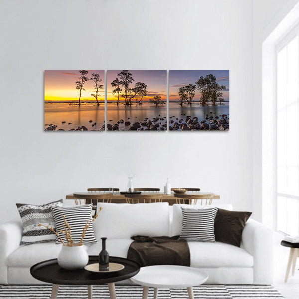 Laguna Beach panoramic canvas wall art