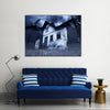 Abandoned Haunted House Multi Panel Canvas Wall Art