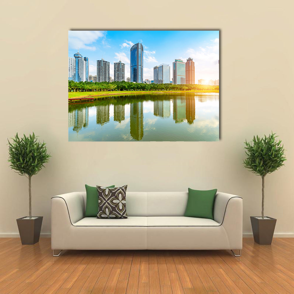 China Haikou Cityscape high Multi Panel Canvas Wall Art