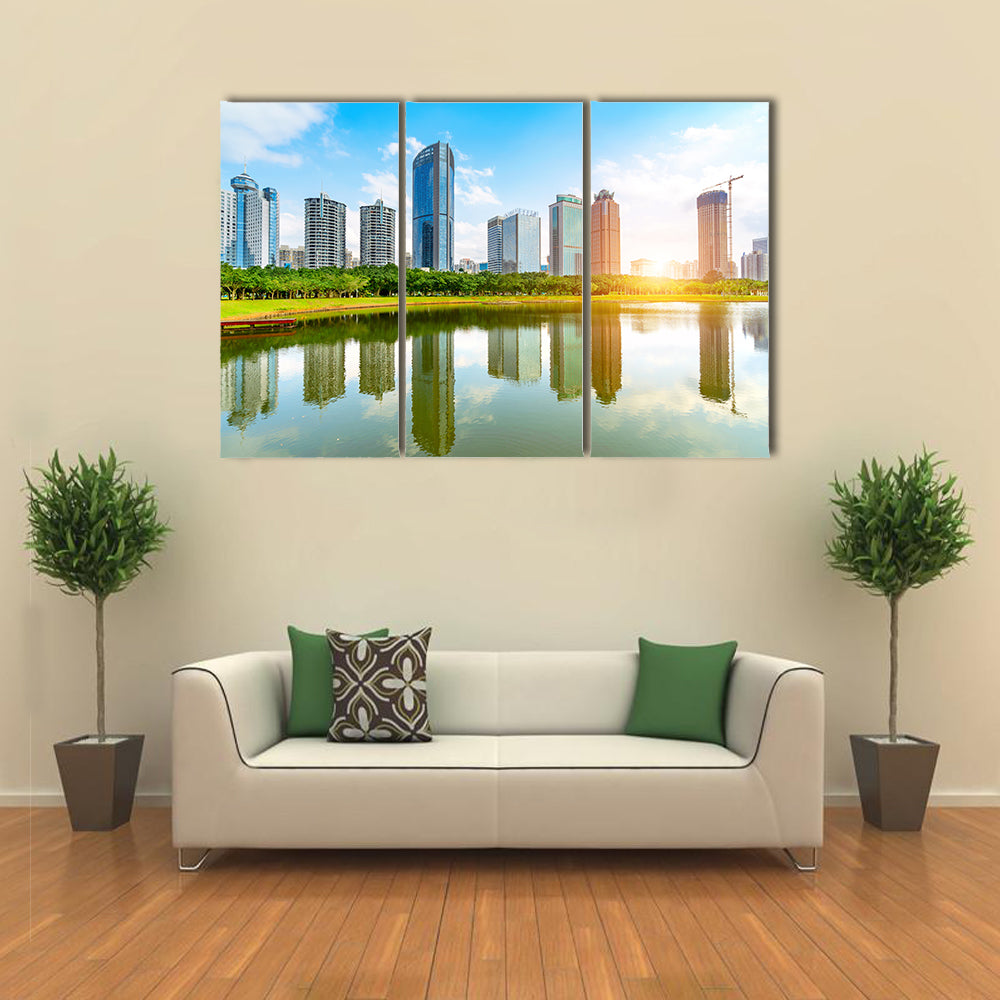 China Haikou Cityscape high Multi Panel Canvas Wall Art