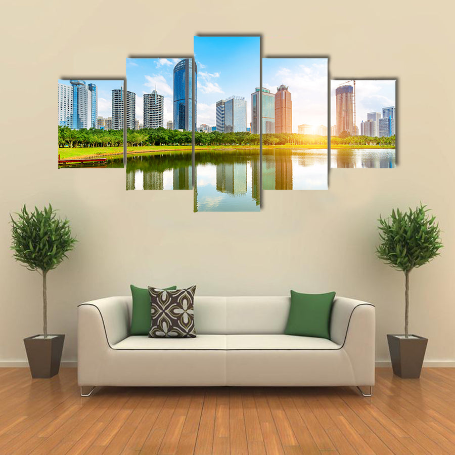 China Haikou Cityscape high Multi Panel Canvas Wall Art