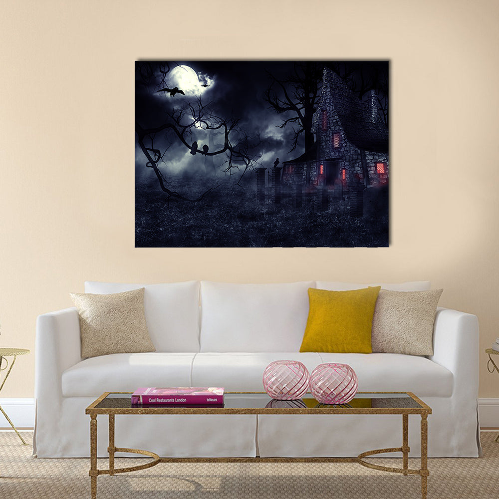 When The Halloween Is On The Go Multi Panel Canvas Wall Art