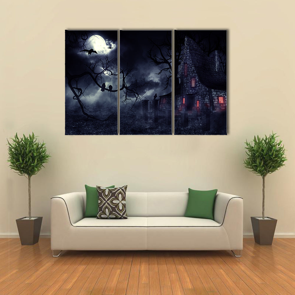 When The Halloween Is On The Go Multi Panel Canvas Wall Art