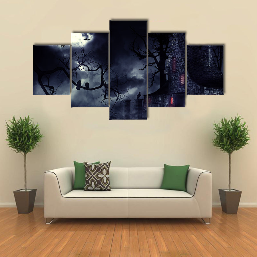 When The Halloween Is On The Go Multi Panel Canvas Wall Art