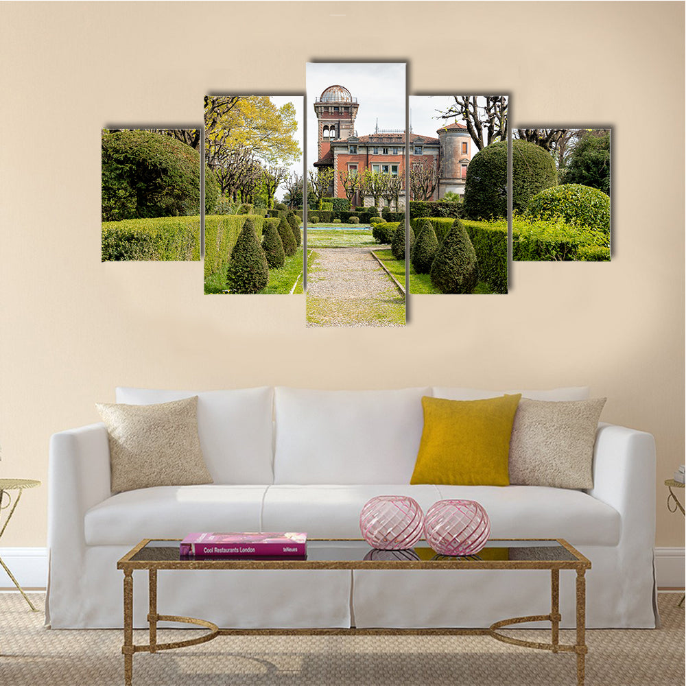Ravishing Public Park At Villa Toeplitz In Italy Multi Panel Canvas Wall Art