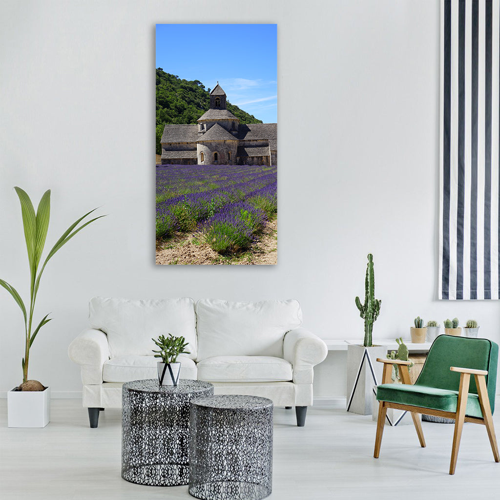 abbaye de sénanque monastery abbey Vertical Canvas Wall Art