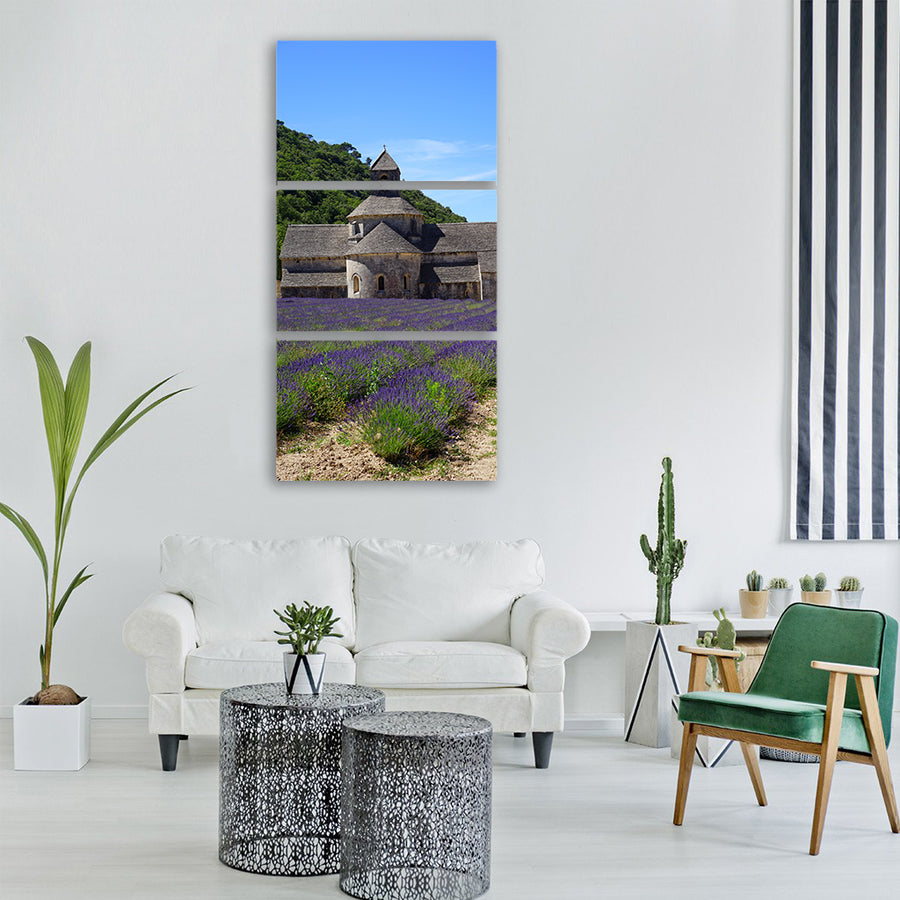 abbaye de sénanque monastery abbey Vertical Canvas Wall Art