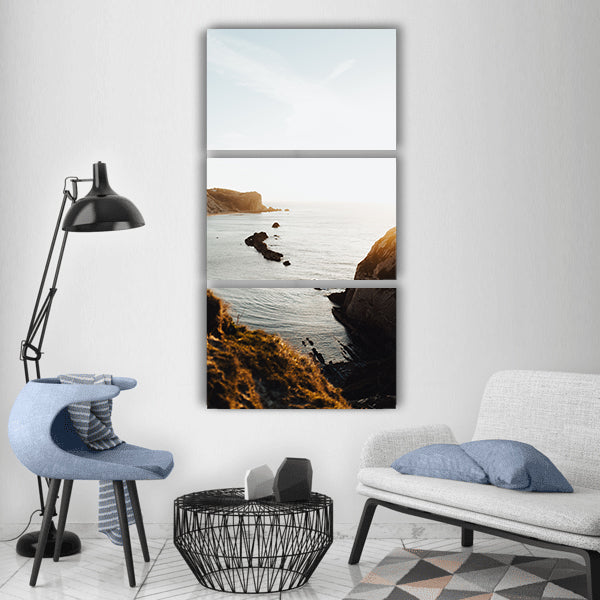 Adventure water ocean sea beach Vertical Canvas Wall Art