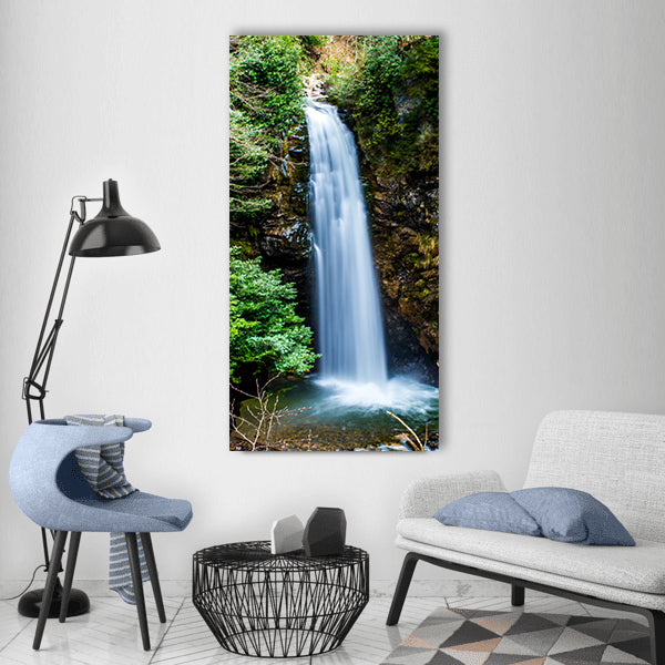 After palovit waterfall Vertical Canvas Wall Art