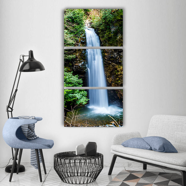 After palovit waterfall Vertical Canvas Wall Art