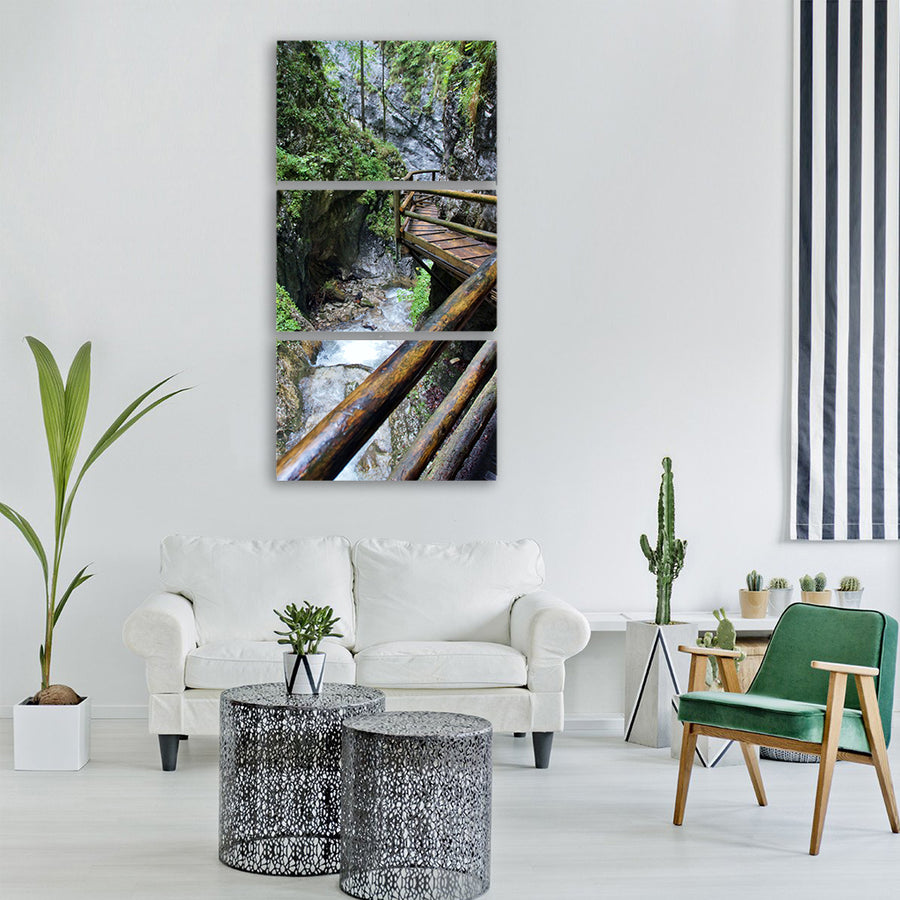 alps austria defile dr Vertical Canvas Wall Art